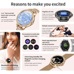 Appels Bluetooth, assistant vocal IA, montre connectée étanche pour le sport