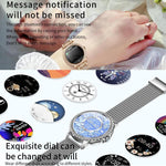 Appels Bluetooth, assistant vocal IA, montre connectée étanche pour le sport