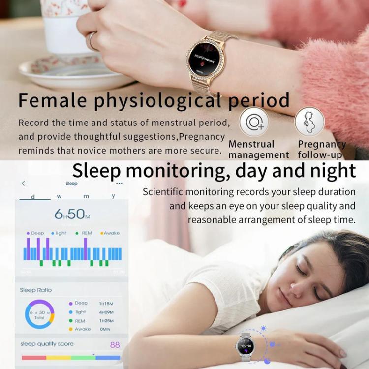 Appels Bluetooth, assistant vocal IA, montre connectée étanche pour le sport