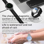 Appels Bluetooth, assistant vocal IA, montre connectée étanche pour le sport