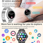 Appels Bluetooth, assistant vocal IA, montre connectée étanche pour le sport