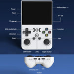 Console de jeu portable d'arcade GBA/FC open source, 64 Go, 128 Go
