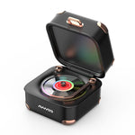 Mini Enceinte Bluetooth Rétro Gramophone Lumineux Coloré AVWOO A17