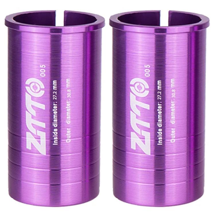 2 manchons de réduction pour tige de selle de vélo ZTTO, tailles 25,4-27,2mm 001, 25,4-28,6mm 002, 27,2-28,6mm 003, 27,2-30,4mm 004, 27,2-30,8mm 005, 27,2-31,6mm 006, 27,2-33,9mm 007, 31,8-34,9mm 008, 30,9-31,6mm 009, 25,4-30,9mm 010, 25,4-31,6mm 011