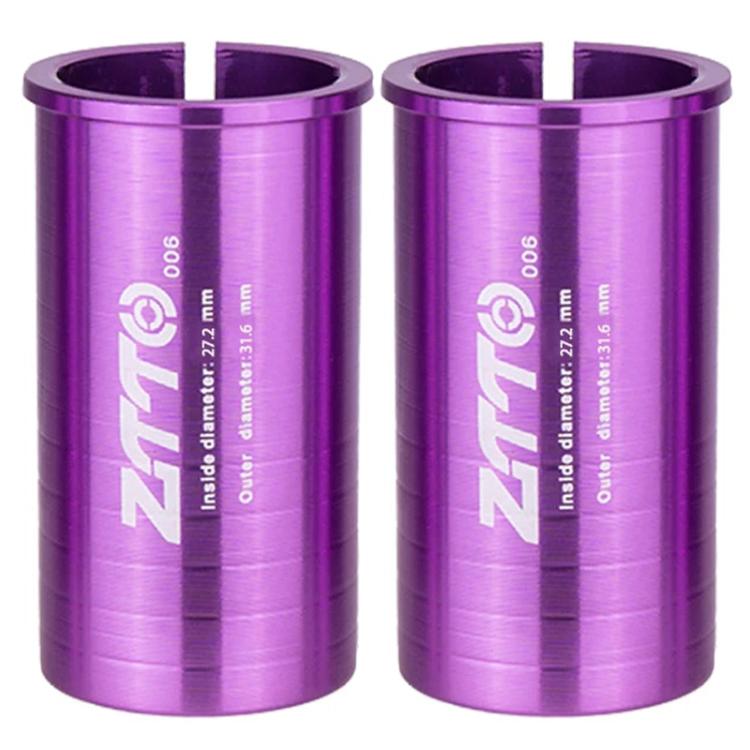 2 manchons de réduction pour tige de selle de vélo ZTTO, tailles 25,4-27,2mm 001, 25,4-28,6mm 002, 27,2-28,6mm 003, 27,2-30,4mm 004, 27,2-30,8mm 005, 27,2-31,6mm 006, 27,2-33,9mm 007, 31,8-34,9mm 008, 30,9-31,6mm 009, 25,4-30,9mm 010, 25,4-31,6mm 011
