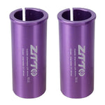 2 manchons de réduction pour tige de selle de vélo ZTTO, tailles 25,4-27,2mm 001, 25,4-28,6mm 002, 27,2-28,6mm 003, 27,2-30,4mm 004, 27,2-30,8mm 005, 27,2-31,6mm 006, 27,2-33,9mm 007, 31,8-34,9mm 008, 30,9-31,6mm 009, 25,4-30,9mm 010, 25,4-31,6mm 011