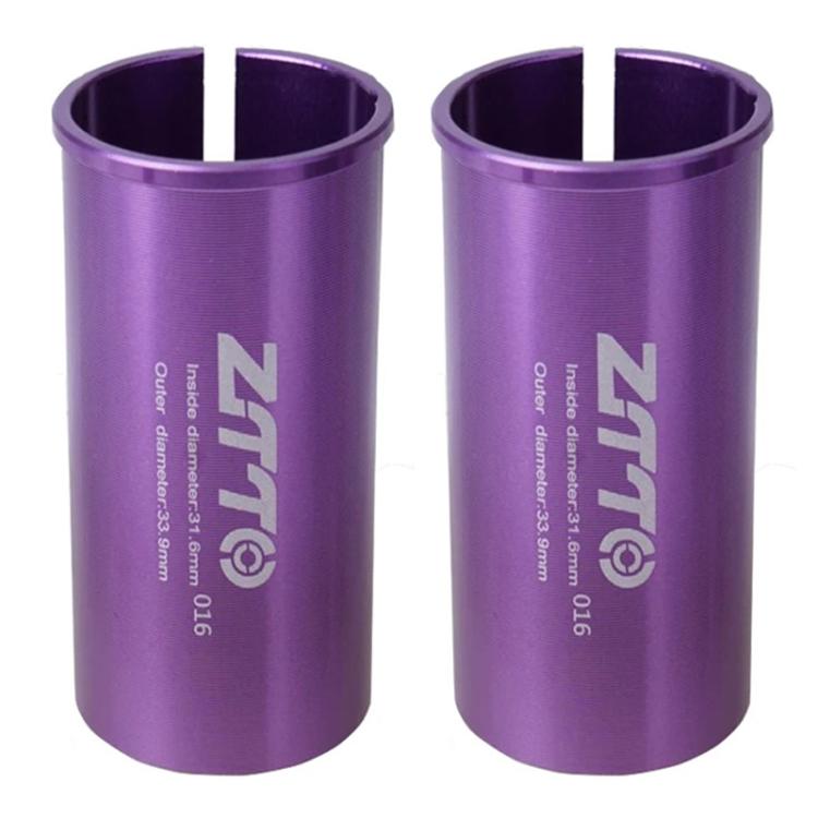 2 manchons de réduction pour tige de selle de vélo ZTTO, tailles 25,4-27,2mm 001, 25,4-28,6mm 002, 27,2-28,6mm 003, 27,2-30,4mm 004, 27,2-30,8mm 005, 27,2-31,6mm 006, 27,2-33,9mm 007, 31,8-34,9mm 008, 30,9-31,6mm 009, 25,4-30,9mm 010, 25,4-31,6mm 011