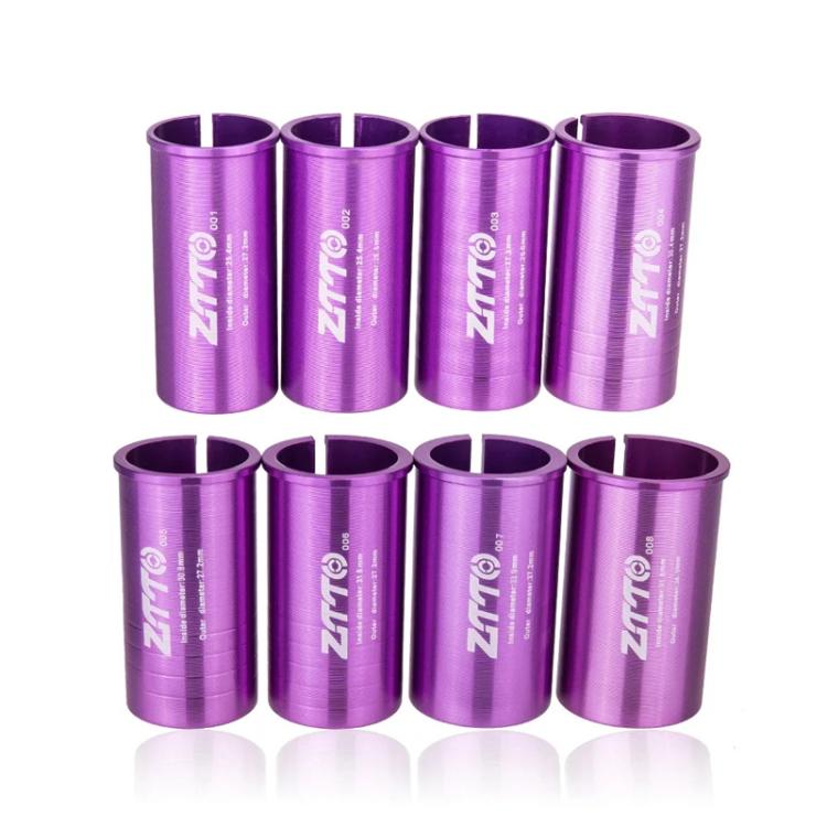 2 manchons de réduction pour tige de selle de vélo ZTTO, tailles 25,4-27,2mm 001, 25,4-28,6mm 002, 27,2-28,6mm 003, 27,2-30,4mm 004, 27,2-30,8mm 005, 27,2-31,6mm 006, 27,2-33,9mm 007, 31,8-34,9mm 008, 30,9-31,6mm 009, 25,4-30,9mm 010, 25,4-31,6mm 011