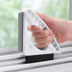 Outil de nettoyage de vitres 3-en-1 Brosse de nettoyage multifonctionnelle pour les interstices Essuie-glace domestique pour le verre