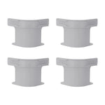 Lot de 4 fixations antidérapantes pour draps, invisibles et avec fente pour carte