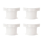 Lot de 4 fixations antidérapantes pour draps, invisibles et avec fente pour carte