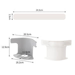 Lot de 4 fixations antidérapantes pour draps, invisibles et avec fente pour carte