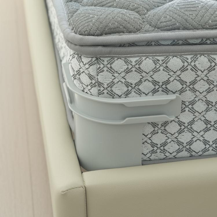 Lot de 4 fixations antidérapantes pour draps, invisibles et avec fente pour carte