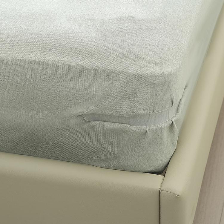 Lot de 4 fixations antidérapantes pour draps, invisibles et avec fente pour carte