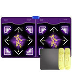 Tapis de danse sans fil pour deux joueurs avec détection de mouvement, port HDMI et carte mémoire de 16 Go, 040