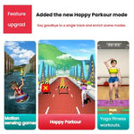 Tapis de danse sans fil pour deux joueurs avec détection de mouvement, port HDMI et carte mémoire de 16 Go, 040