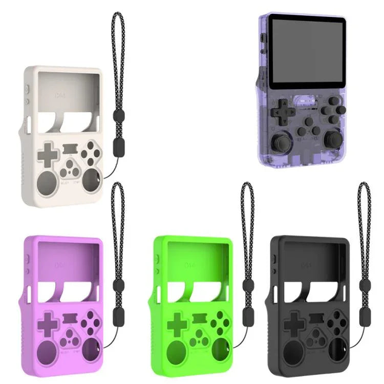Housse de protection anti-poussière en silicone pour consoles de jeux portables ANBERNIC R36S