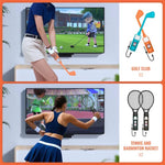 JYS NS2281 pour Nintendo Switch 2 Sports Kit de sport 9 en 1 Accessoires de jeu Poignées gauche et droite
