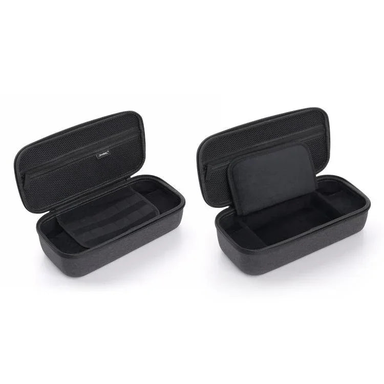 Kit de protection antichoc DOBE TNS-5112 pour Switch 2 : sacoche de rangement, étui en cristal, film de protection en verre trempé et capuchons de protection.