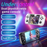 Console de jeux rétro PSP H36S avec écran IPS HD de 3,5 pouces, système Linux, console de jeux vidéo portable GBA, 64 Go, 128 Go