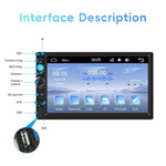 Lecteur MP5 filaire Carplay de 7 pouces avec deux boutons, Bluetooth, grand écran, contrôle central de voiture, standard, standard+caméra 12 lumières