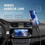Lecteur MP5 filaire Carplay de 7 pouces avec deux boutons, Bluetooth, grand écran, contrôle central de voiture, standard, standard+caméra 12 lumières