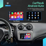 Pour Alfa Romeo MITO 2008-2016 Écran horizontal de 7 pouces Android 15 Carplay Machine intégrée de contrôle central de voiture, 4+64G, 2+64G