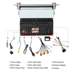 Pour Alfa Romeo MITO 2008-2016 Écran horizontal de 7 pouces Android 15 Carplay Machine intégrée de contrôle central de voiture, 4+64G, 2+64G
