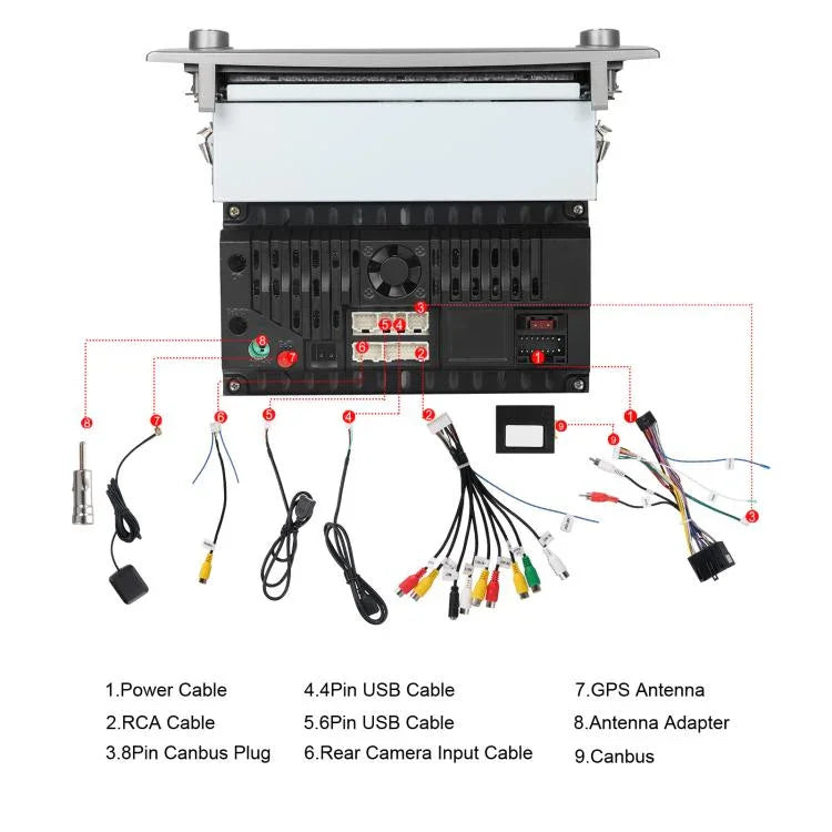 Pour Alfa Romeo MITO 2008-2016 Écran horizontal de 7 pouces Android 15 Carplay Machine intégrée de contrôle central de voiture, 4+64G, 2+64G