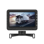 Écran de recul numérique sans fil HD de 4,3 pouces 1-en-1 pour console centrale de voiture, avec support de plaque d'immatriculation longue Amérique du Nord, avec support de plaque d'immatriculation courte Europe