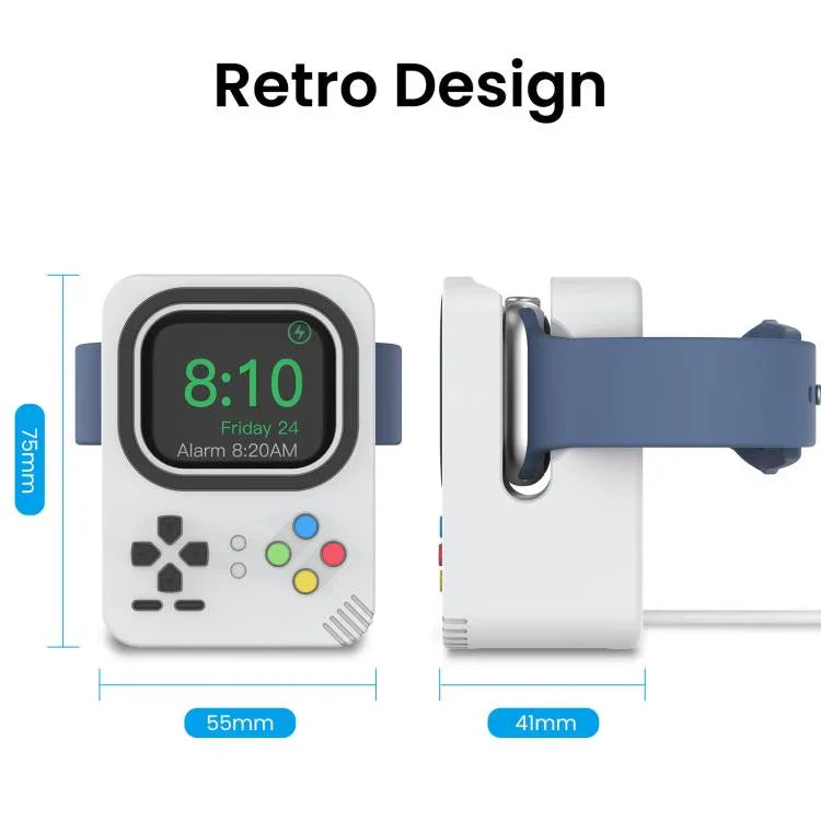 Support de charge mini en silicone AhaStyle DD05 pour Apple Watch, sans chargeur