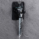 Support de rasoir mural sans perçage, lot de 3 (manuel/de sécurité)