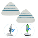 Lot de 2 serpillières de rechange en microfibre pour nettoyeur vapeur H2O X5