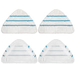 Lot de 2 serpillières de rechange en microfibre pour nettoyeur vapeur H2O X5
