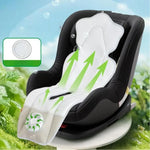 Coussin de siège de poussette rafraîchissant alimenté par USB avec ventilateur 3 vitesses réglables