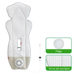 Coussin de siège de poussette rafraîchissant alimenté par USB avec ventilateur 3 vitesses réglables