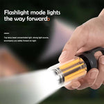Lanterne de camping et lampe de poche rechargeables à double source lumineuse, lumière extérieure portable blanc chaud, 8 filaments de tungstène, 4 filaments de tungstène