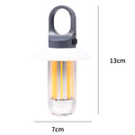 Lanterne de camping et lampe de poche rechargeables à double source lumineuse, lumière extérieure portable blanc chaud, 8 filaments de tungstène, 4 filaments de tungstène
