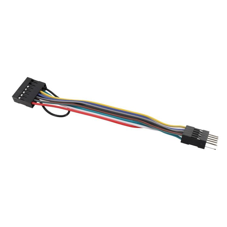 Pour cartes mères Lenovo dans boîtier ATX câble avant 13 trous vers 9 broches, 13 trous vers 9 broches