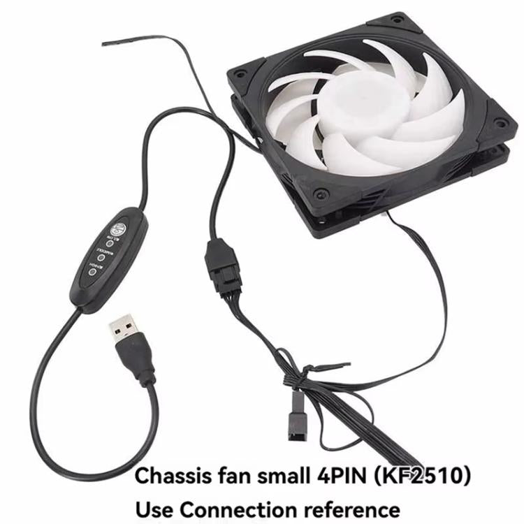 Câble booster USB vers petit 4 broches câble ventilateur boîtier USB vers 12V vitesse réglable, 50 cm, 98 cm
