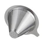 Filtre à café réutilisable en maille en acier inoxydable 304 pour cafetière à infusion lente/filtre, 1-2 tasses, 2-4 tasses, 4-6 tasses