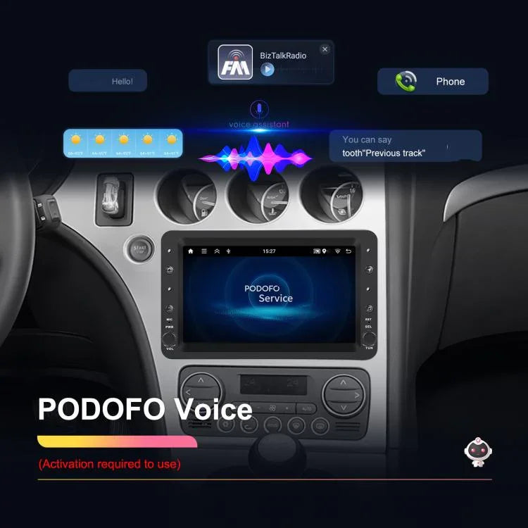Pour Alfa Romeo 159 Écran Horizontal 7 pouces Carplay Système de Navigation GPS et Multimédia Intégré, 2+64 Go, 4+64 Go