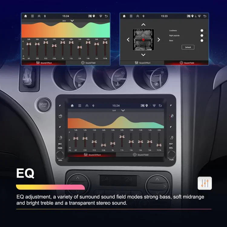 Pour Alfa Romeo 159 Écran Horizontal 7 pouces Carplay Système de Navigation GPS et Multimédia Intégré, 2+64 Go, 4+64 Go