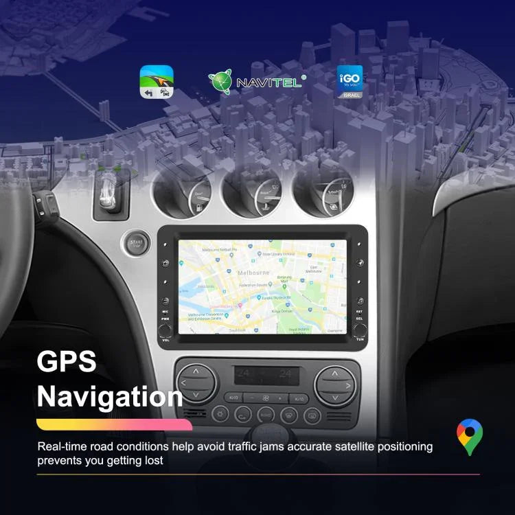 Pour Alfa Romeo 159 Écran Horizontal 7 pouces Carplay Système de Navigation GPS et Multimédia Intégré, 2+64 Go, 4+64 Go