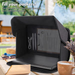 Housse de protection solaire pliable anti-éblouissement pour ordinateur portable 16 pouces, pour usage extérieur, 16 pouces