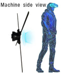 Ventilateur holographique 3D de 60 cm avec résolution 1600x720 et 720 LED, contrôle de contenu DIY via WiFi/APP, prise US, prise EU, prise UK, prise AU