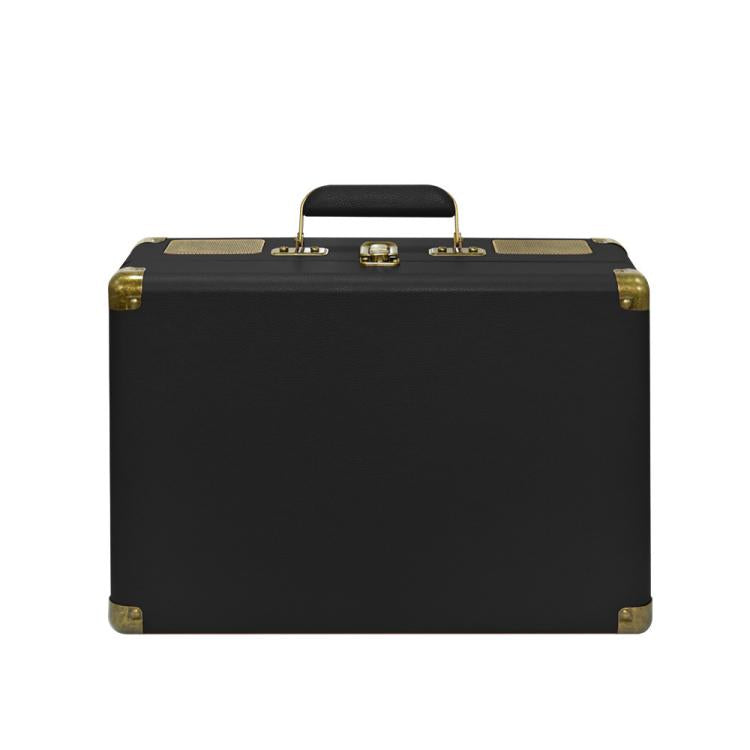 Machine karaoké SDRD boîte en bois avec double micro sans fil système tout-en-un supporte clé USB/carte TF