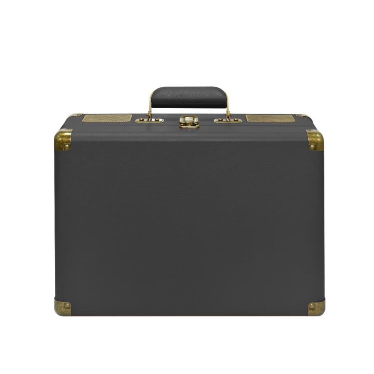 Machine karaoké SDRD boîte en bois avec double micro sans fil système tout-en-un supporte clé USB/carte TF