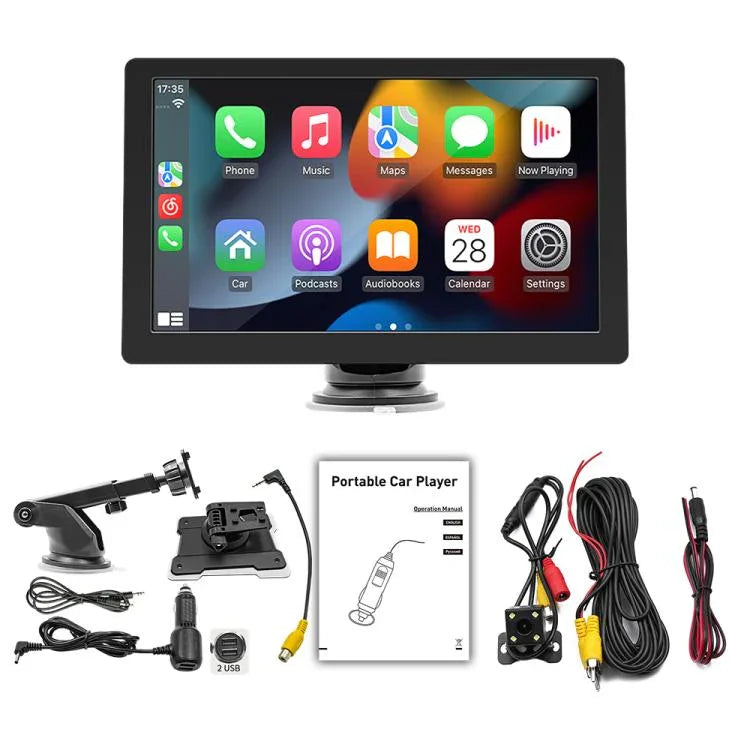 Lecteur Stéréo Universel de Voiture HD MP5 avec Moniteur de Recul et Caméra de Recul, Avec Caméra de Recul