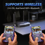 Console de jeu portable R36XX double bande WiFi, écran IPS HD Mipi de 3,5 pouces, système d'exploitation Linux open source, 64 Go, 128 Go